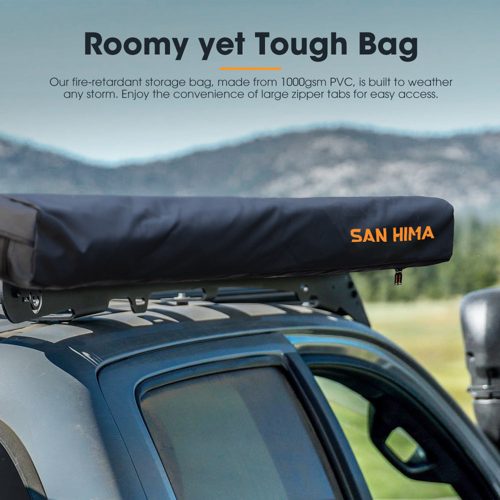 San Hima 270° Free-Standing Awning Passenger Side 600D Double Ripstop Poly-Cotton